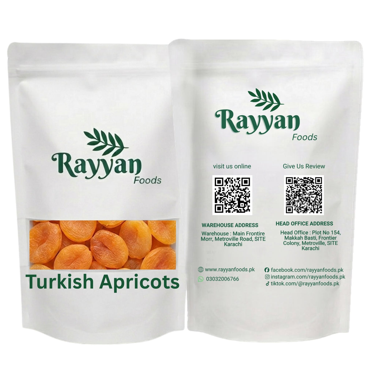 Dried Apricots (khubani turkish)