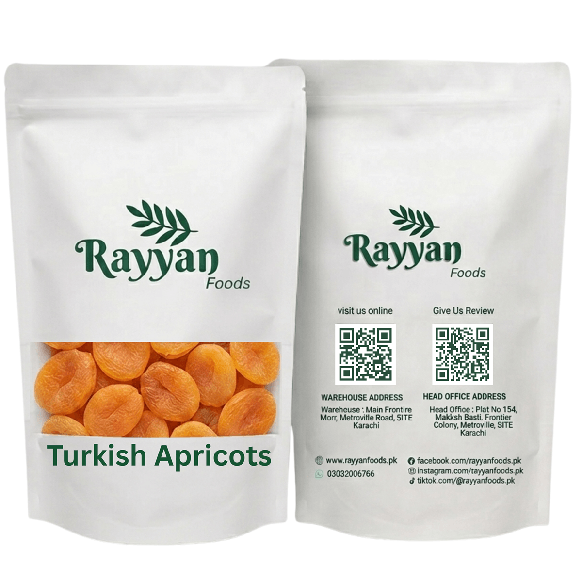 Dried Apricots (khubani turkish)